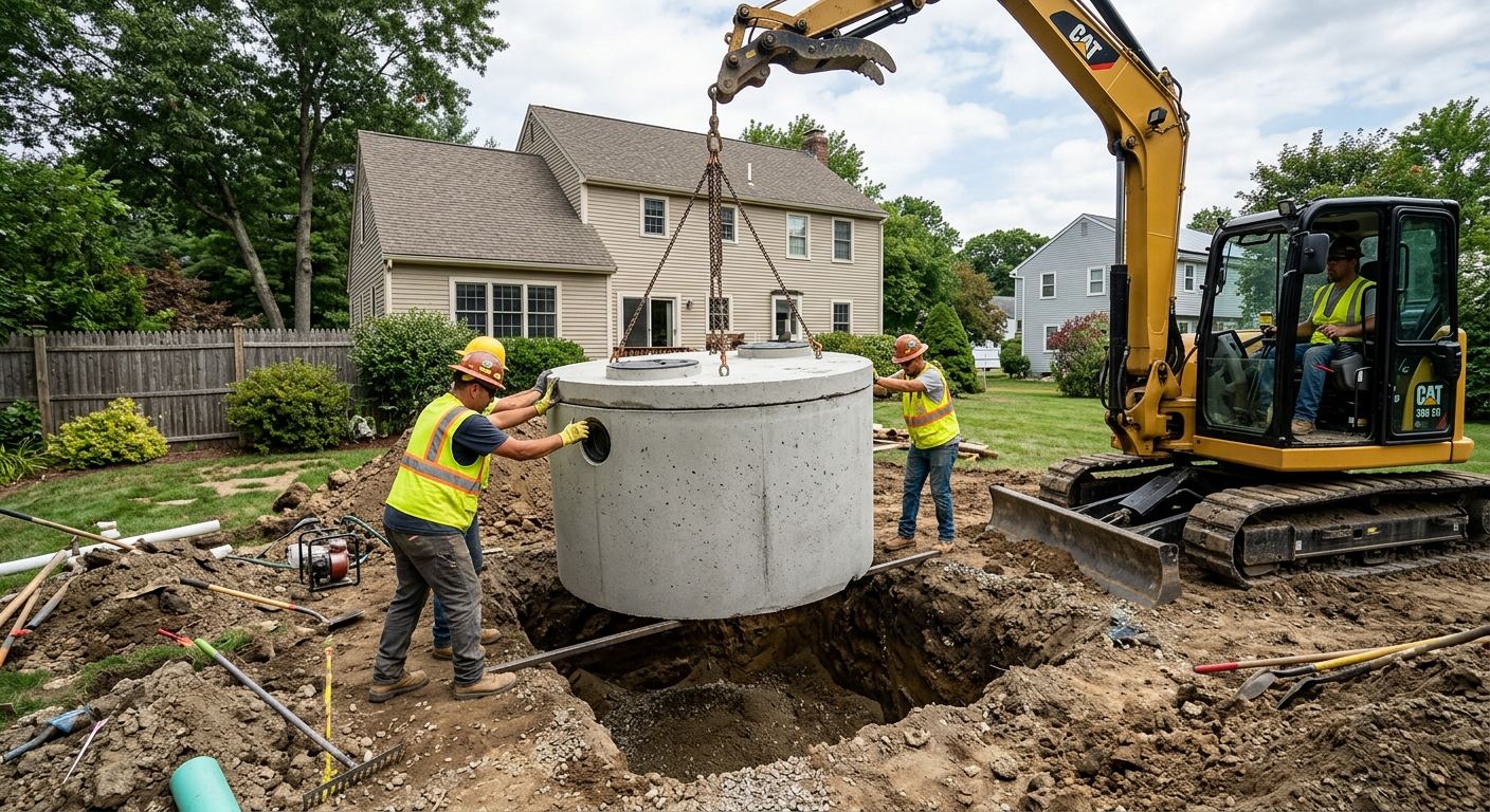 Installation tuyaux et drain a Nicolet, Quebec