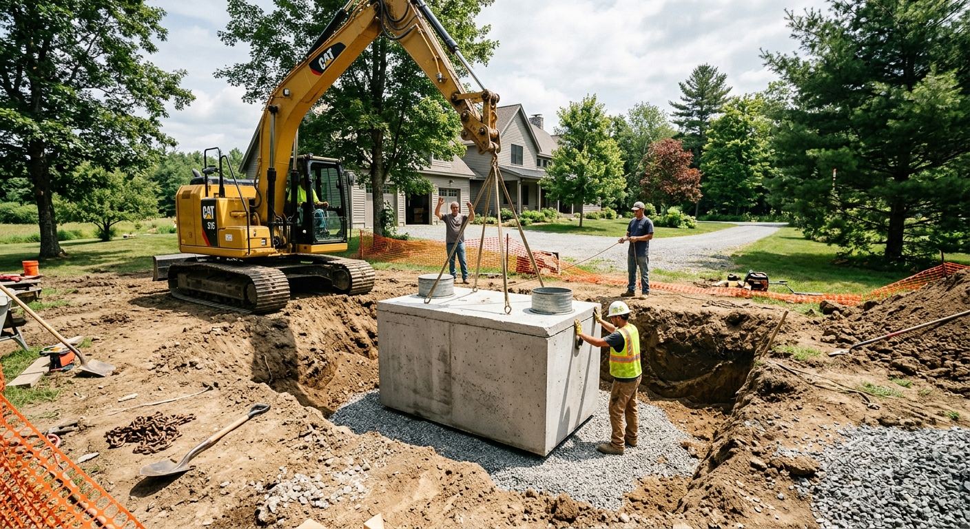 Vidange et pompage de fosse septique a Laval