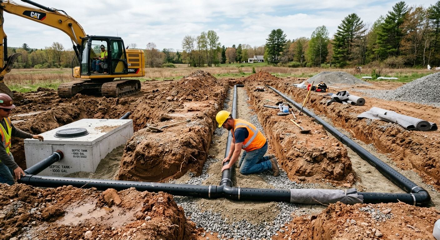 Vidange et pompage de fosse septique a Plessisville